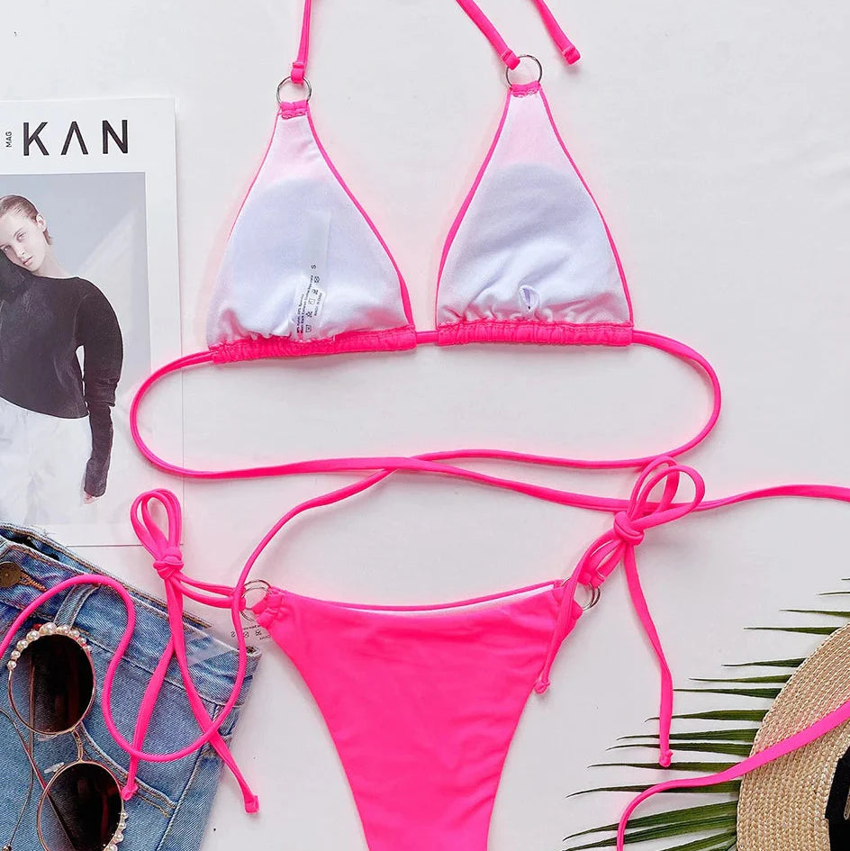 Criss Cross String Bikini