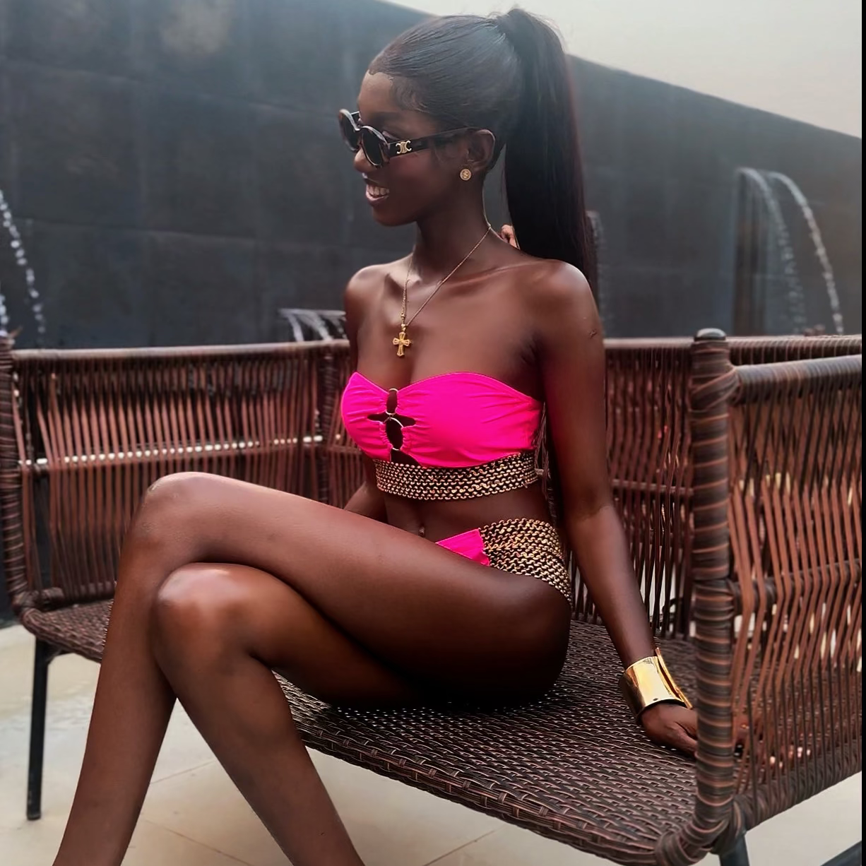 Strapless Bandeau Bikini Set