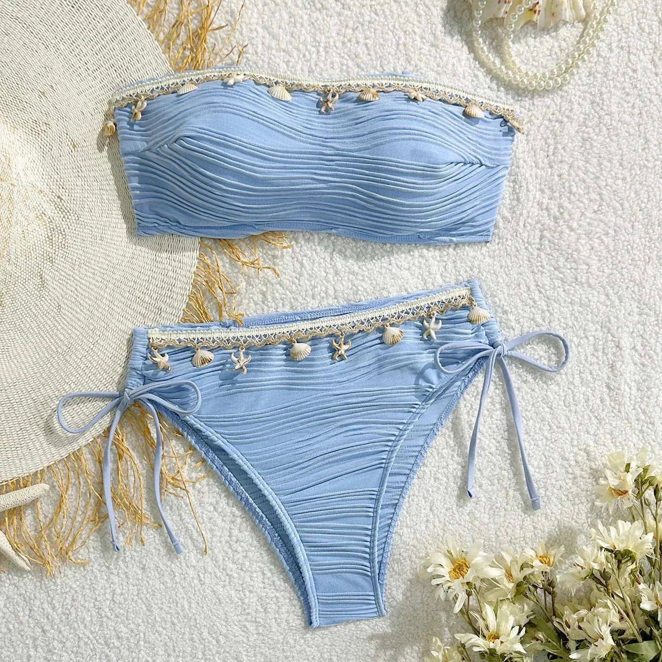 Bandeau High Cut Bikini