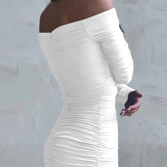 Ruffled Short Club Dress