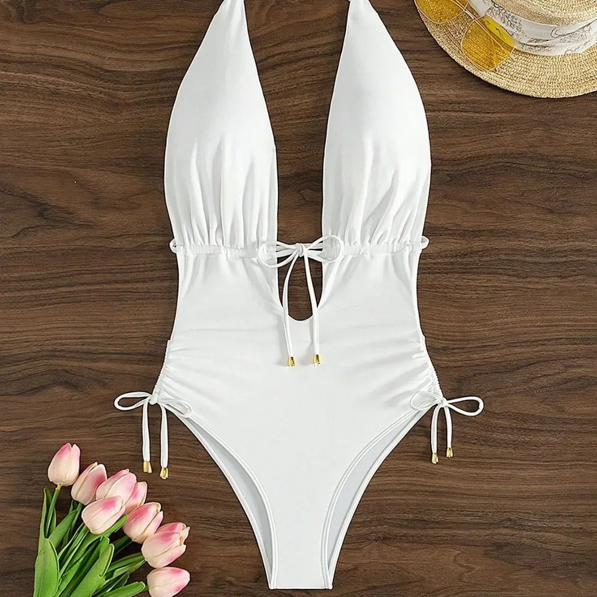 Hanging Neck Strap Cross-Border Swimsuit